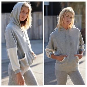 NWOT FP Movement Hawking Oversized 2-Tone Hoodie